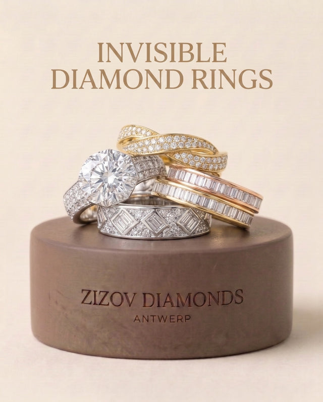 Invisible Diamond rings