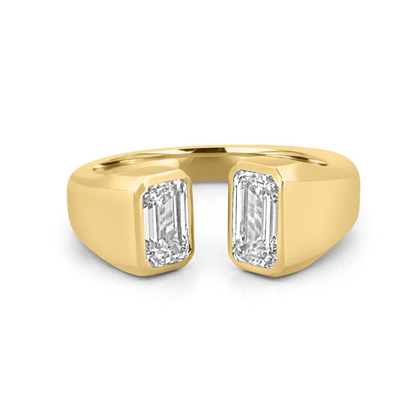 Chunky Emerald Ring (LG) - ZIZOV DIAMONDS