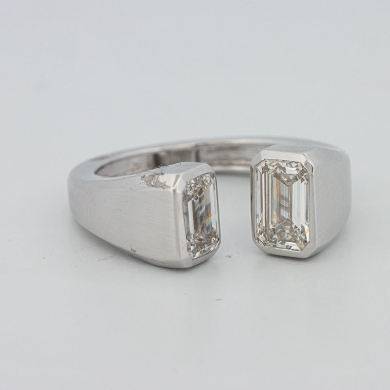 Chunky Emerald Ring (LG) - ZIZOV DIAMONDS