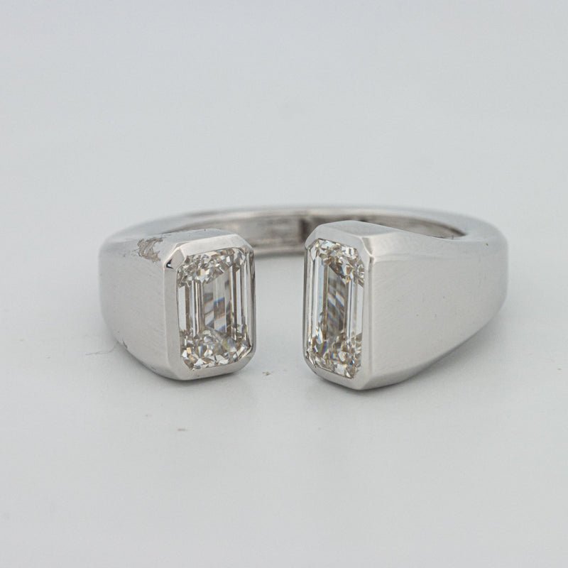 Chunky Emerald Ring (LG) - ZIZOV DIAMONDS