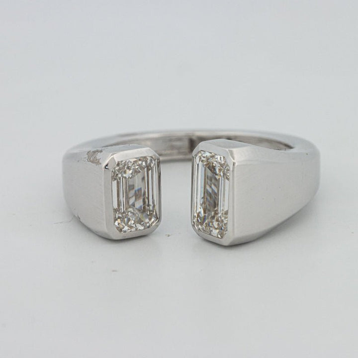 Chunky Emerald Ring (LG) - ZIZOV DIAMONDS