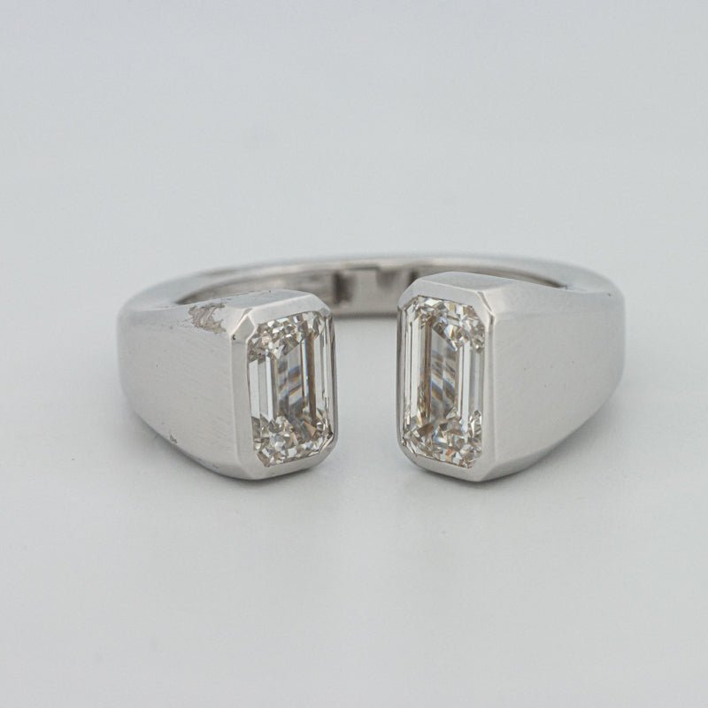 Chunky Emerald Ring (LG) - ZIZOV DIAMONDS