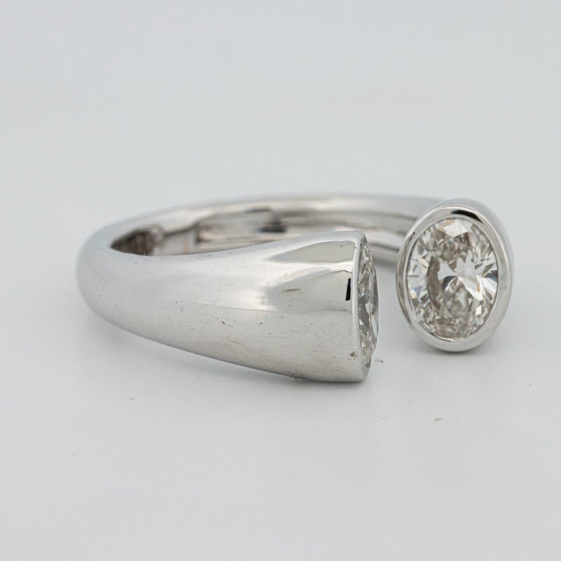 Chunky Oval Reflection Ring (LG) - ZIZOV DIAMONDS