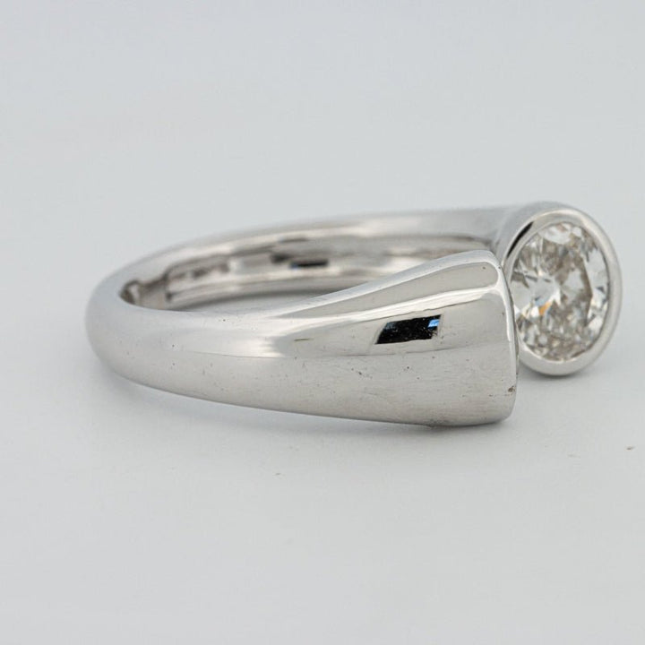 Chunky Oval Reflection Ring (LG) - ZIZOV DIAMONDS