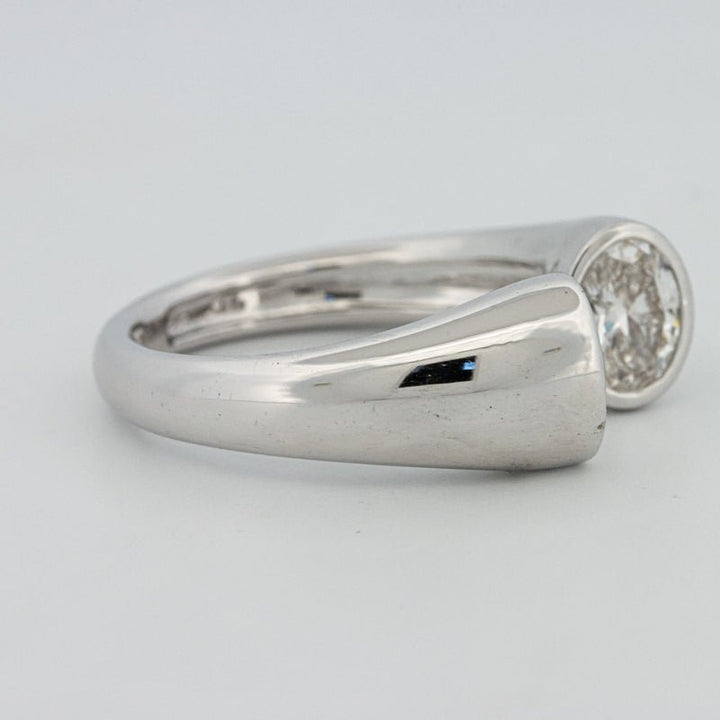 Chunky Oval Reflection Ring (LG) - ZIZOV DIAMONDS