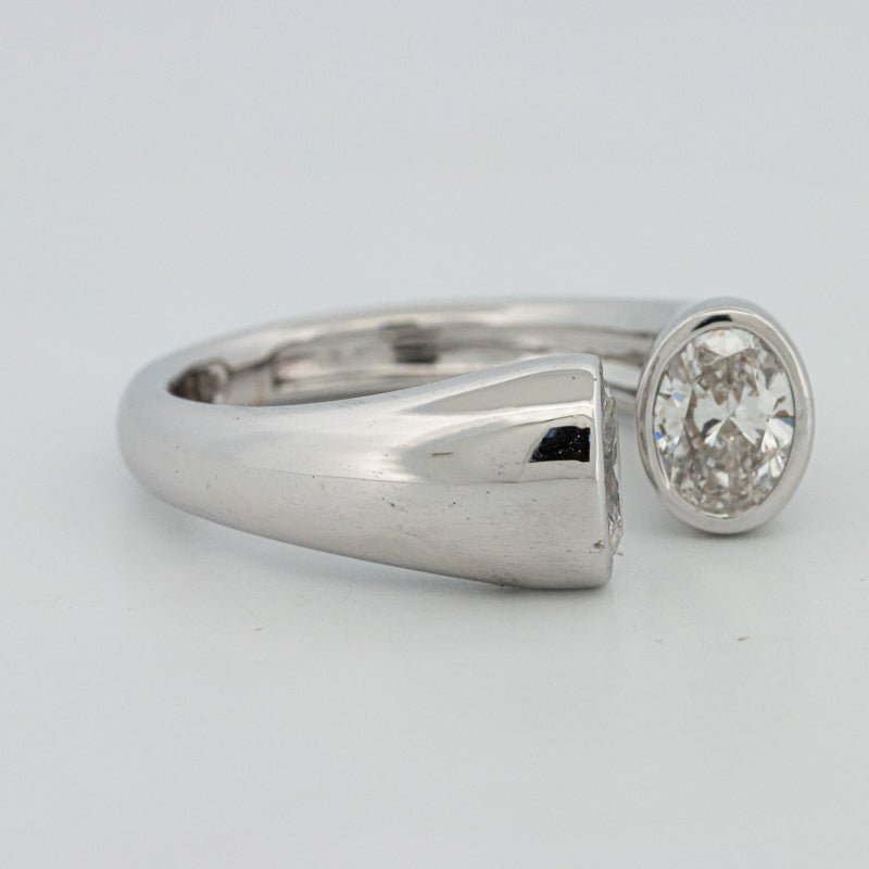 Chunky Oval Reflection Ring (LG) - ZIZOV DIAMONDS