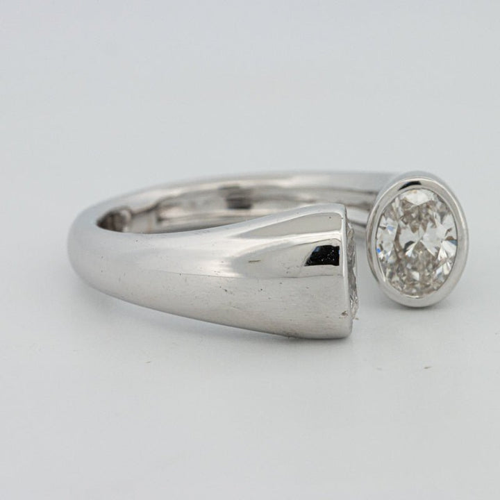 Chunky Oval Reflection Ring (LG) - ZIZOV DIAMONDS
