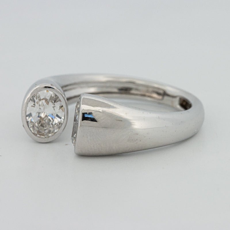 Chunky Oval Reflection Ring (LG) - ZIZOV DIAMONDS