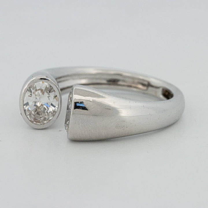Chunky Oval Reflection Ring (LG) - ZIZOV DIAMONDS