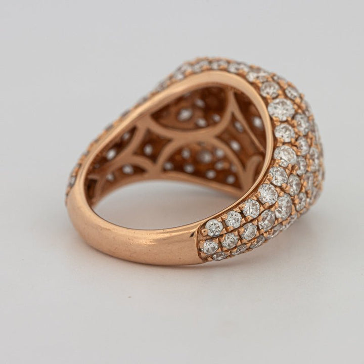 Full Diamond Signet Ring - ZIZOV DIAMONDS