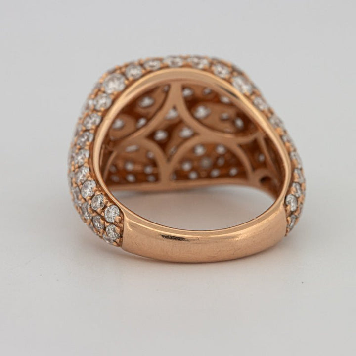 Full Diamond Signet Ring - ZIZOV DIAMONDS