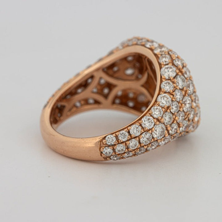 Full Diamond Signet Ring - ZIZOV DIAMONDS