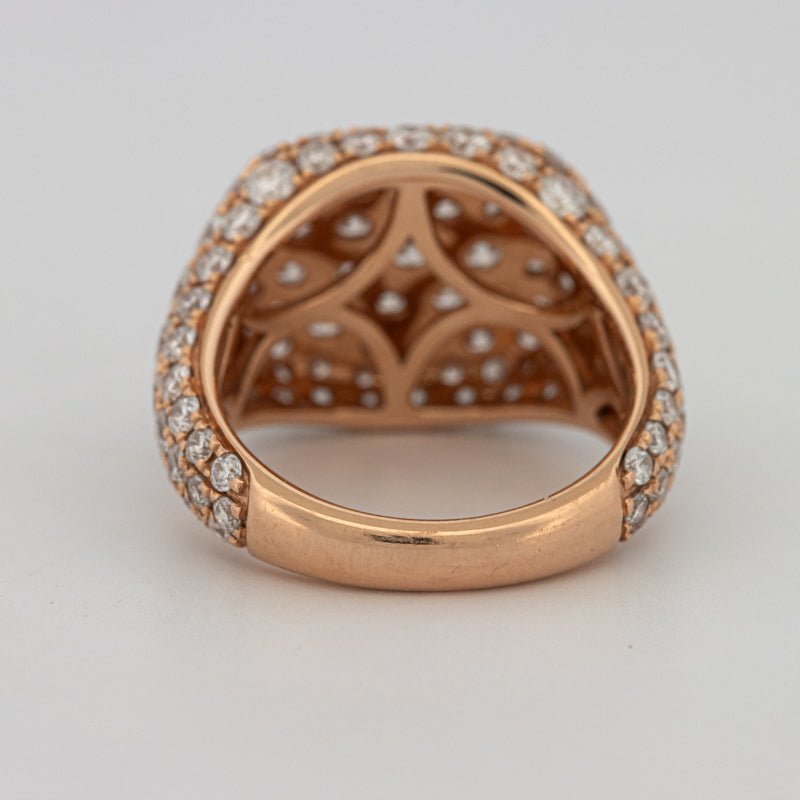 Full Diamond Signet Ring - ZIZOV DIAMONDS