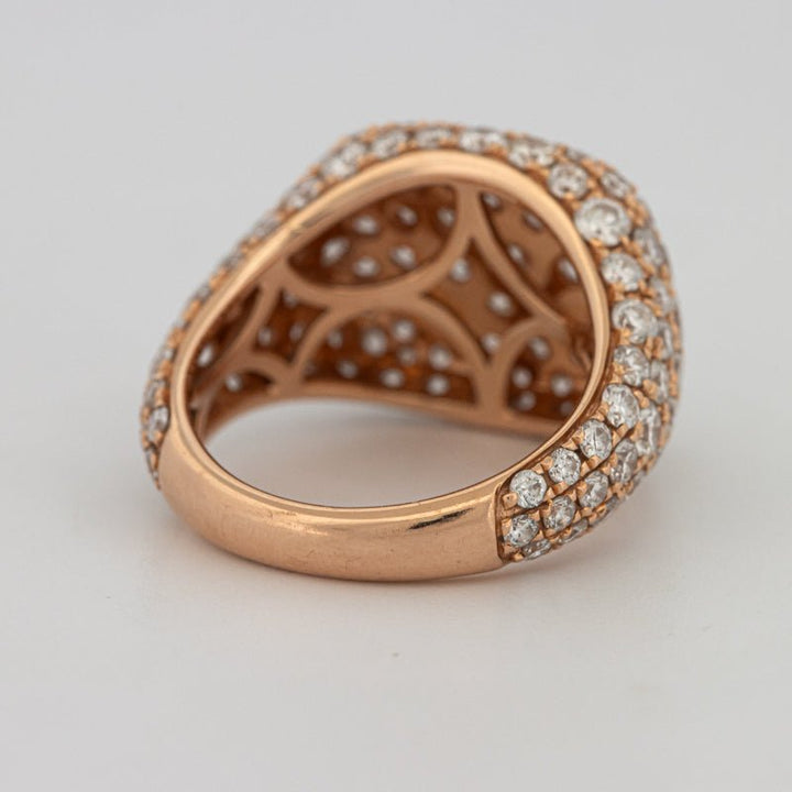 Full Diamond Signet Ring - ZIZOV DIAMONDS