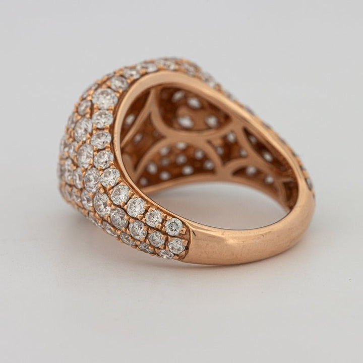 Full Diamond Signet Ring - ZIZOV DIAMONDS