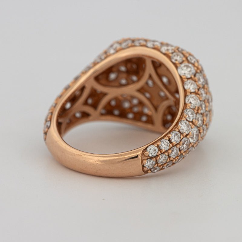 Full Diamond Signet Ring - ZIZOV DIAMONDS