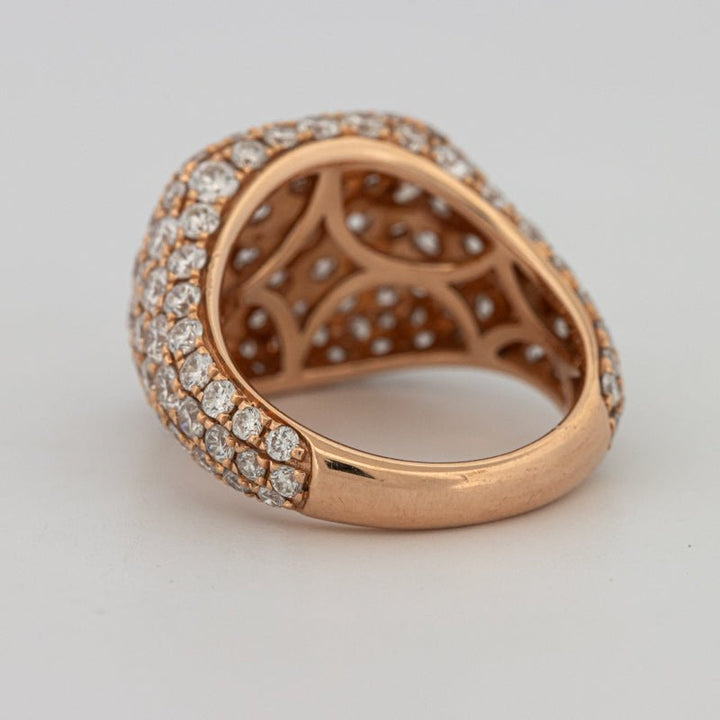 Full Diamond Signet Ring - ZIZOV DIAMONDS