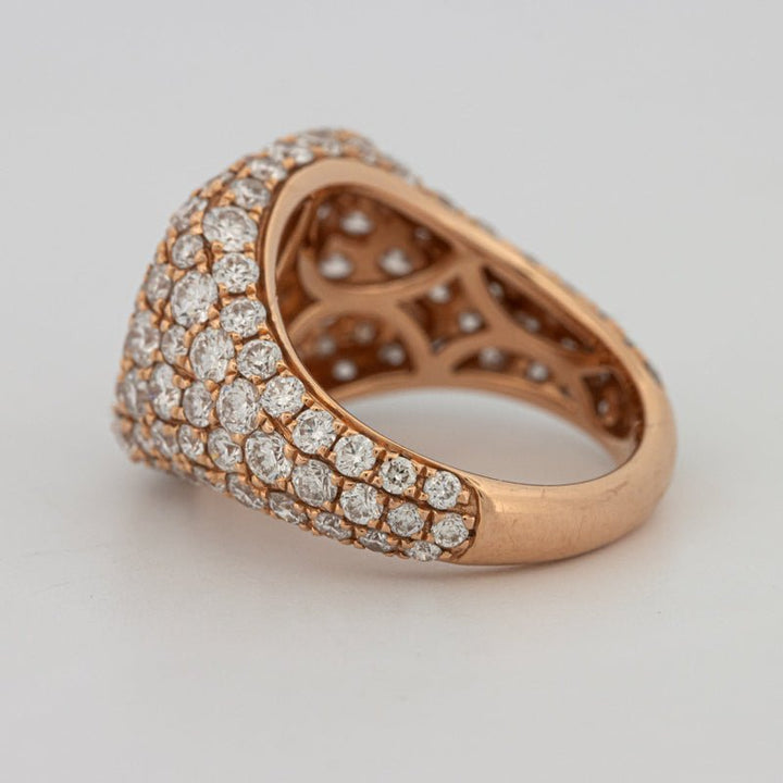 Full Diamond Signet Ring - ZIZOV DIAMONDS