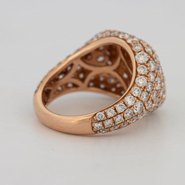 Full Diamond Signet Ring - ZIZOV DIAMONDS