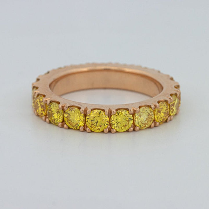 Full Yellow Diamonds Eternity Ring (LG) - ZIZOV DIAMONDS