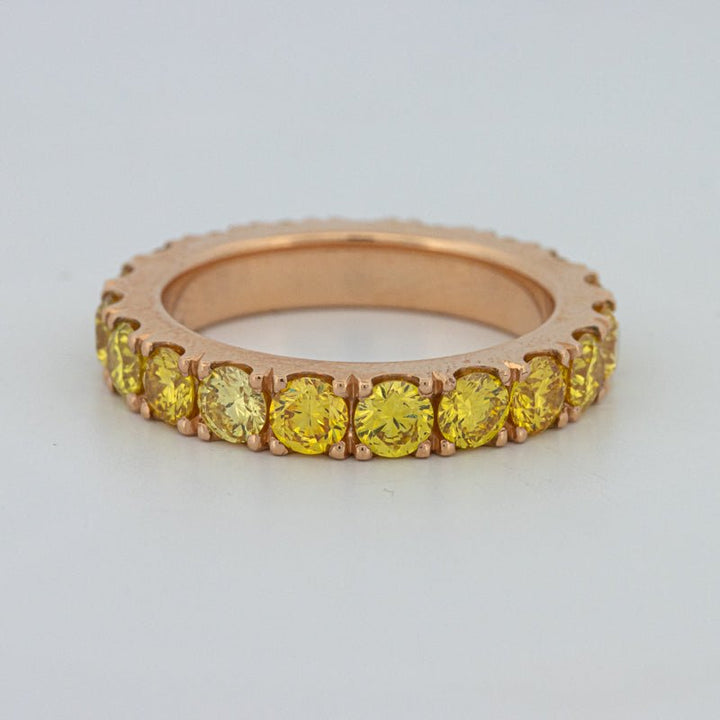 Full Yellow Diamonds Eternity Ring (LG) - ZIZOV DIAMONDS