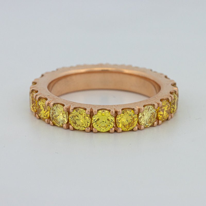Full Yellow Diamonds Eternity Ring (LG) - ZIZOV DIAMONDS