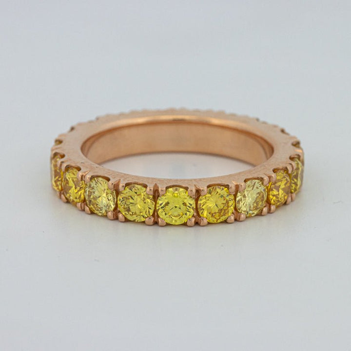Full Yellow Diamonds Eternity Ring (LG) - ZIZOV DIAMONDS