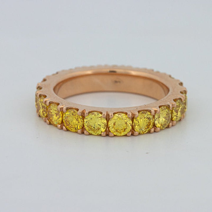 Full Yellow Diamonds Eternity Ring (LG) - ZIZOV DIAMONDS