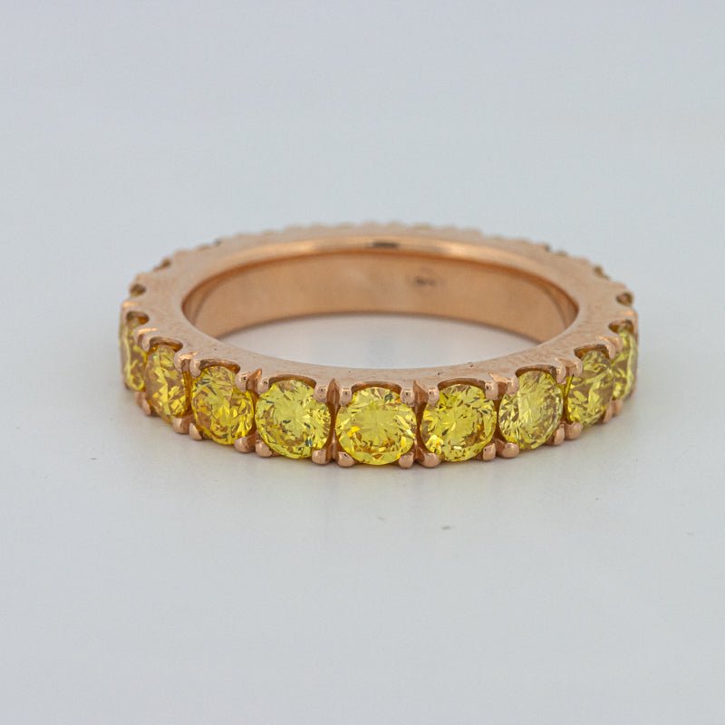 Full Yellow Diamonds Eternity Ring (LG) - ZIZOV DIAMONDS