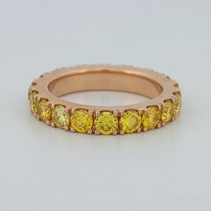Full Yellow Diamonds Eternity Ring (LG) - ZIZOV DIAMONDS
