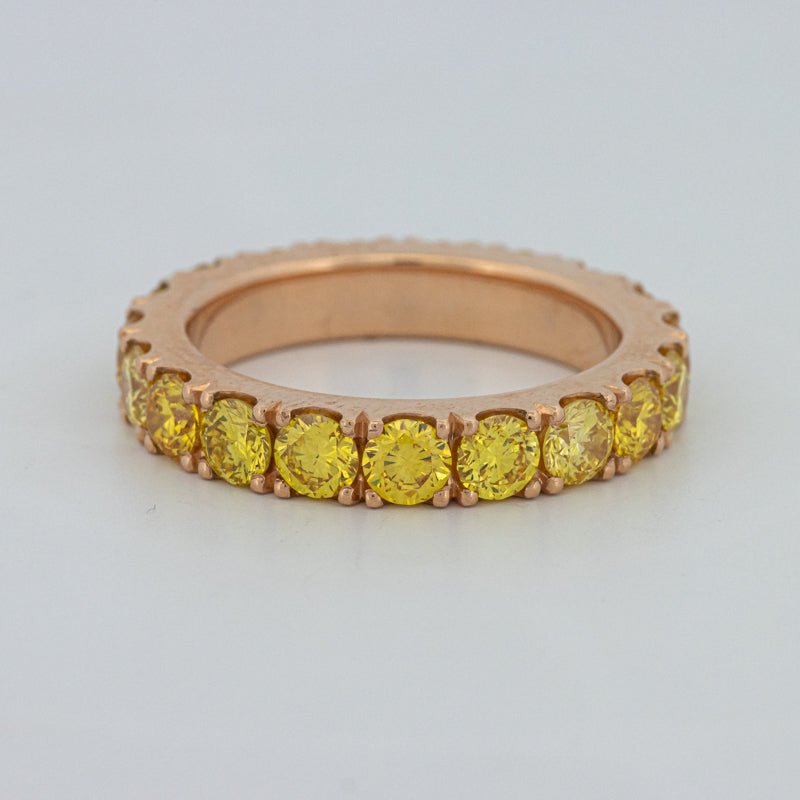 Full Yellow Diamonds Eternity Ring (LG) - ZIZOV DIAMONDS