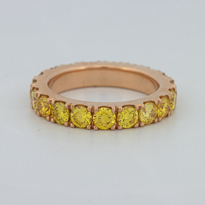Full Yellow Diamonds Eternity Ring (LG) - ZIZOV DIAMONDS