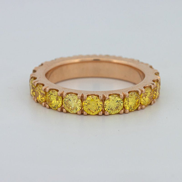 Full Yellow Diamonds Eternity Ring (LG) - ZIZOV DIAMONDS