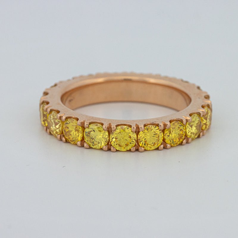Full Yellow Diamonds Eternity Ring (LG) - ZIZOV DIAMONDS