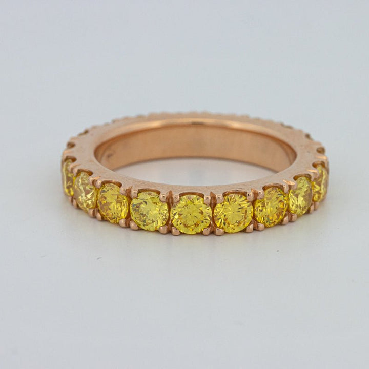 Full Yellow Diamonds Eternity Ring (LG) - ZIZOV DIAMONDS