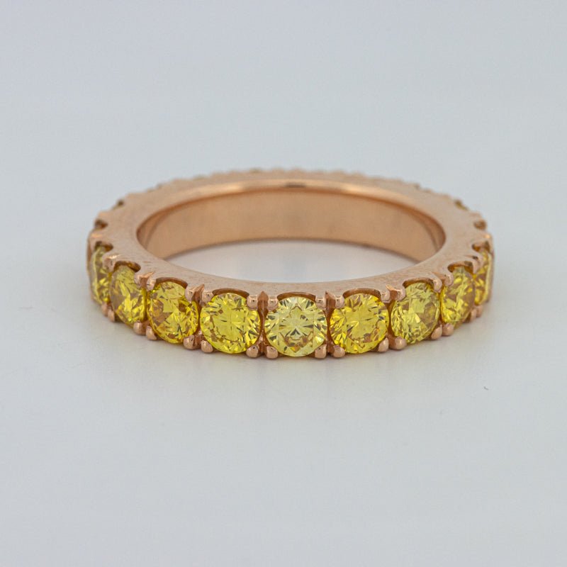 Full Yellow Diamonds Eternity Ring (LG) - ZIZOV DIAMONDS