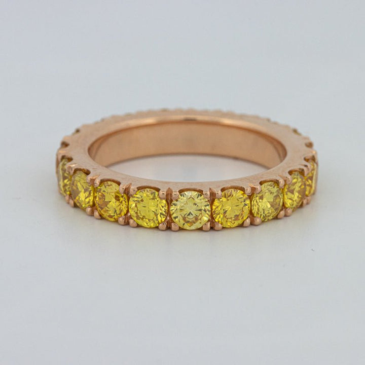 Full Yellow Diamonds Eternity Ring (LG) - ZIZOV DIAMONDS