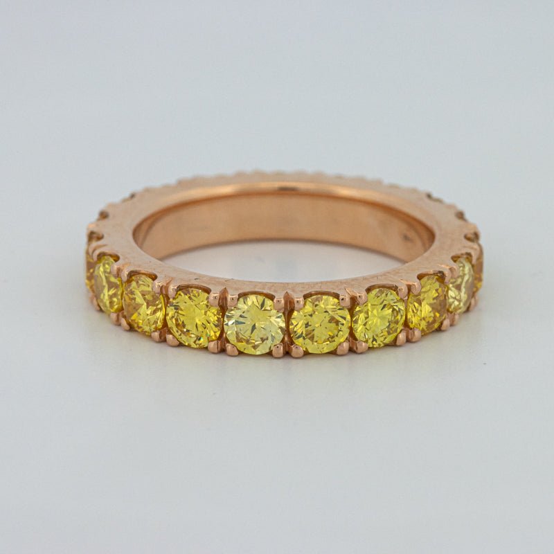 Full Yellow Diamonds Eternity Ring (LG) - ZIZOV DIAMONDS