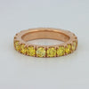 Full Yellow Diamonds Eternity Ring (LG) - ZIZOV DIAMONDS