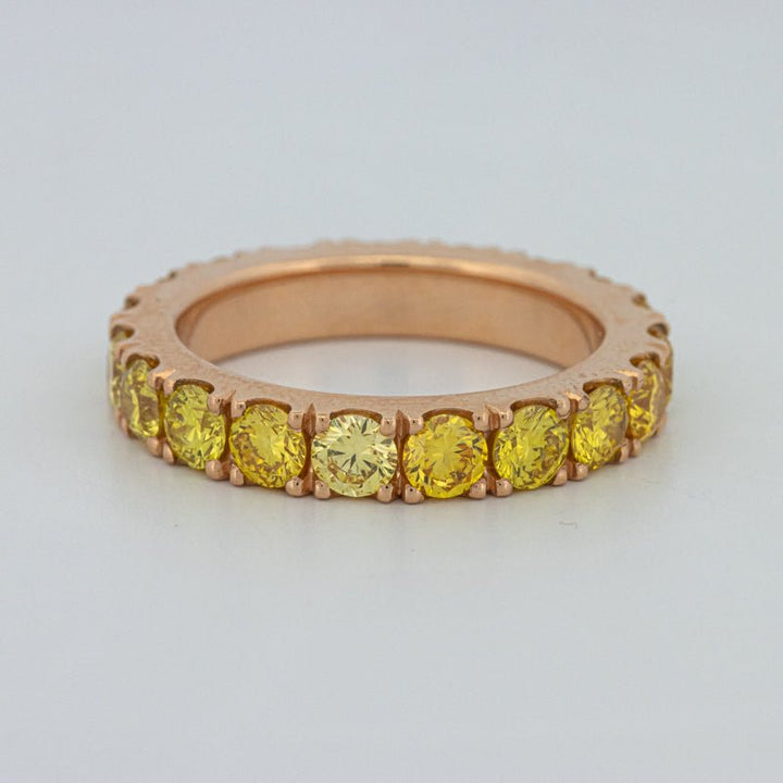 Full Yellow Diamonds Eternity Ring (LG) - ZIZOV DIAMONDS