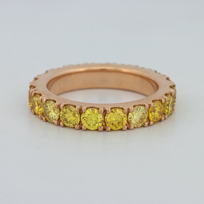 Full Yellow Diamonds Eternity Ring (LG) - ZIZOV DIAMONDS