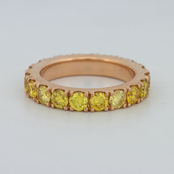 Full Yellow Diamonds Eternity Ring (LG) - ZIZOV DIAMONDS