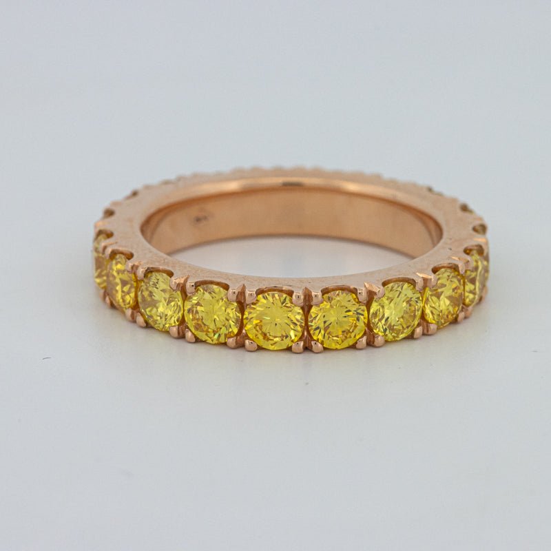 Full Yellow Diamonds Eternity Ring (LG) - ZIZOV DIAMONDS