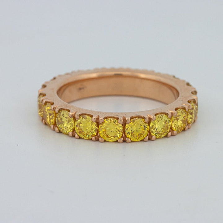 Full Yellow Diamonds Eternity Ring (LG) - ZIZOV DIAMONDS