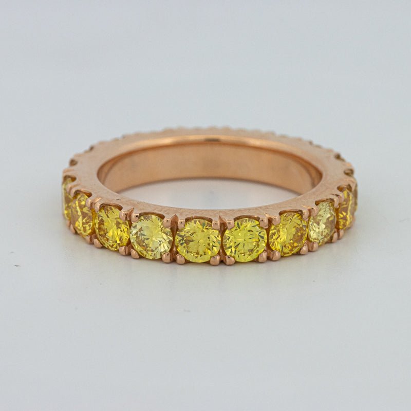 Full Yellow Diamonds Eternity Ring (LG) - ZIZOV DIAMONDS