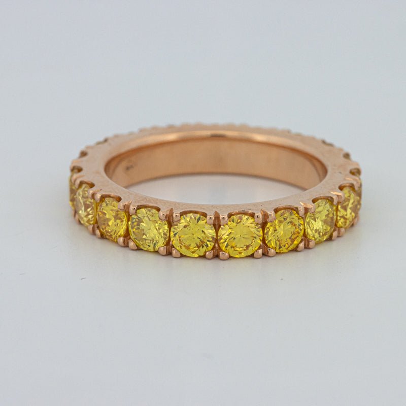 Full Yellow Diamonds Eternity Ring (LG) - ZIZOV DIAMONDS