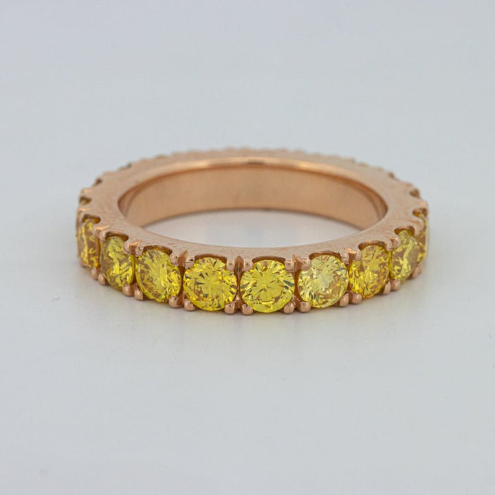 Full Yellow Diamonds Eternity Ring (LG) - ZIZOV DIAMONDS