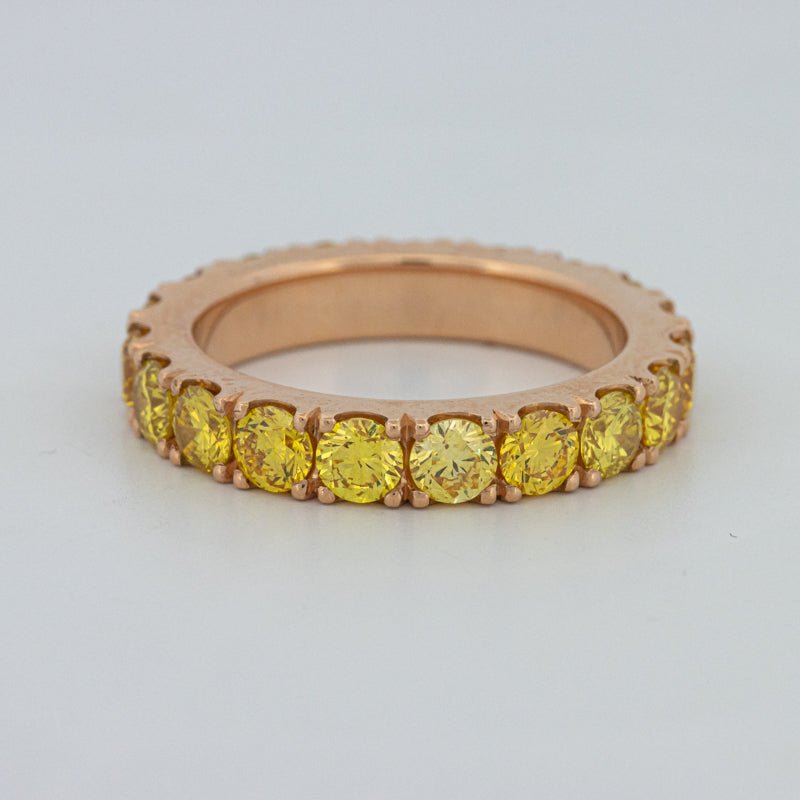 Full Yellow Diamonds Eternity Ring (LG) - ZIZOV DIAMONDS