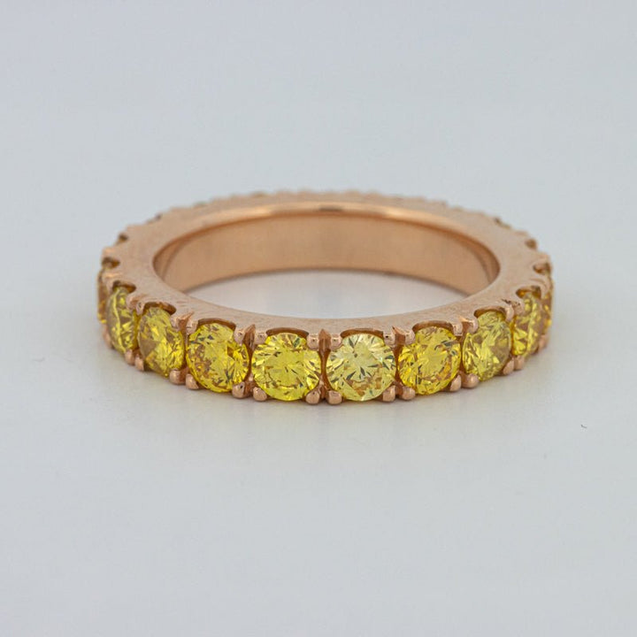 Full Yellow Diamonds Eternity Ring (LG) - ZIZOV DIAMONDS