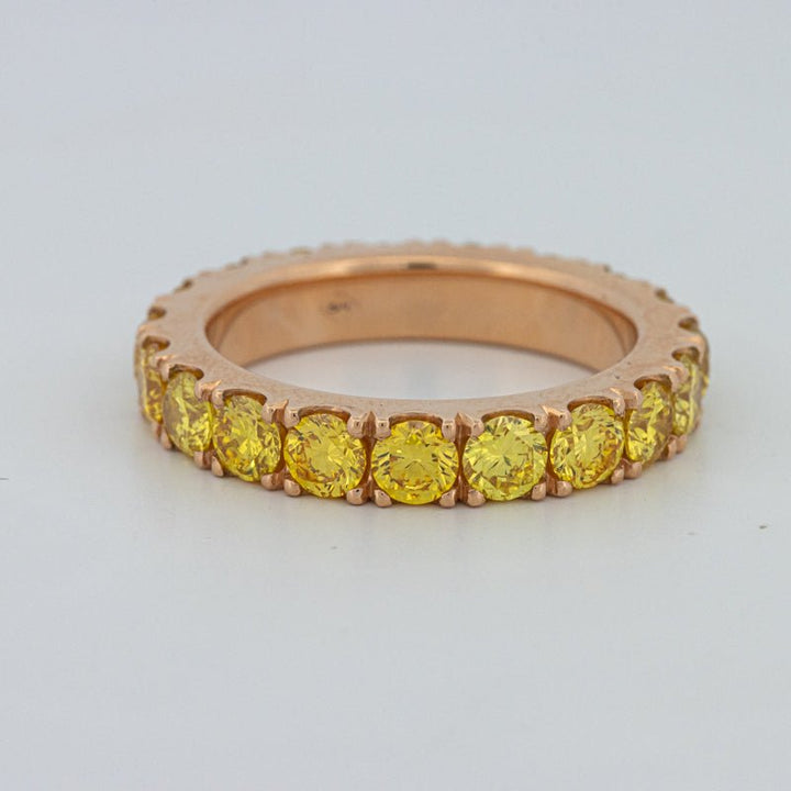 Full Yellow Diamonds Eternity Ring (LG) - ZIZOV DIAMONDS
